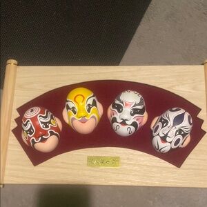 Decorative Painted Asian Opera Masks
